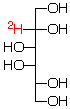 structure of D-[2-2H]galactitol