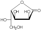 structure of L-allono-1,4-lactone structure of L-allono-1,4-lactone
