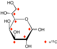 structure of D-[UL-13C7]mannoheptose
