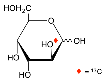 structure of D-[1-13C]altrose