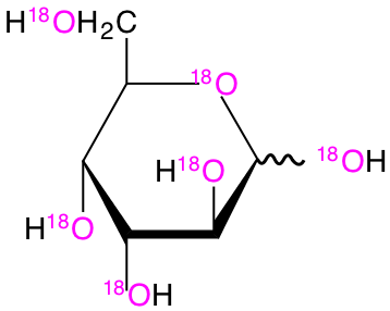 structure of D-[UL-18O6]altrose