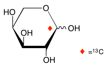 structure of L-[1-13C]arabinose