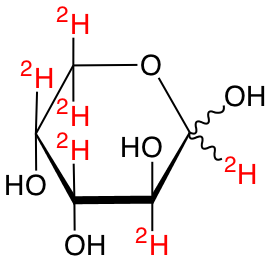 structure of D-[UL-2H6]arabinose