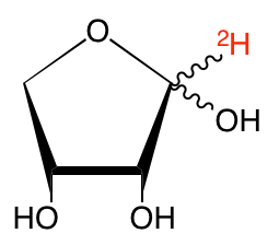 structure of D-[1-2H]erythrose