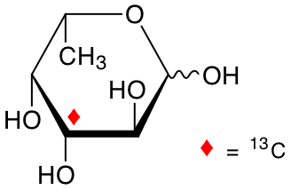 structure of L-[3-13C]fucose