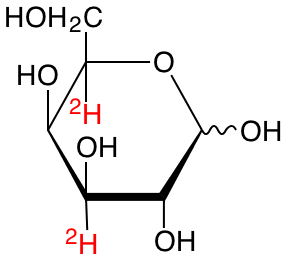 structure of D-[3,5-2H2]galactose