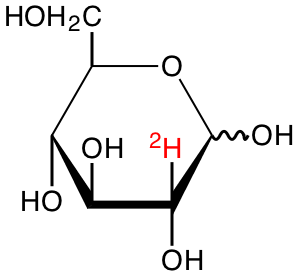 structure of D-[2-2H]glucose