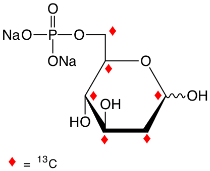 structure of [UL-13C6]2DG6P disodium salt