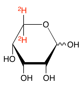 structure of D-[5,5'-2H2]ribose
