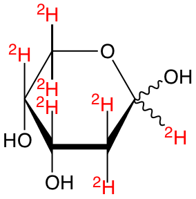 structure of 2-deoxy-D-[1,2,2',3,4,5,5'-2H7]ribose