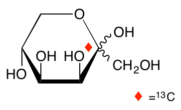 structure of D-[2-13C]tagatose