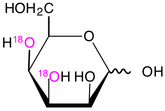 structure of D-[3,4-18O2]talose