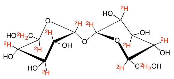 structure of alpha,alpha-[UL-2H14]trehalose