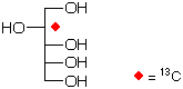 structure of D-[2-13C]arabinitol