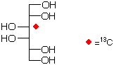 structure of D-[3-13C]galactitol