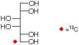 structure of D-[6-13C]galactitol