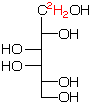 structure of D-[1,1'-2H2]galactitol