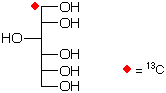 structure of D-[1-13C]glucitol