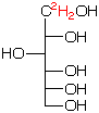 structure of D-[1,1'-2H2]glucitol