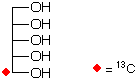 structure of D-[5-13C]ribitol