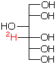 structure of D-[4-2H]glucitol