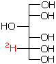 structure of D-[5-2H]glucitol