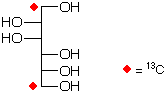 structure of D-[1,6-13C2]mannitol