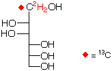 structure of D-[1-13C;1,1'-2H2]mannitol
