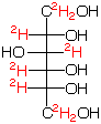 structure of D-[UL-2H8]glucitol