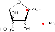 structure of DL-[1-13C]apiose