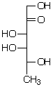 structure of D-fuculose