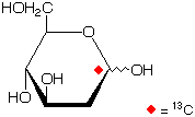 structure of 2-deoxy-D-[1-13C]glucose