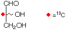 structure of DL-[2-13C]glyceraldehyde