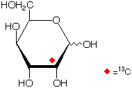 structure of D-[2-13C]gulose