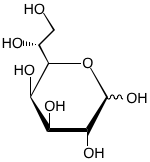 structure of D-mannoheptose