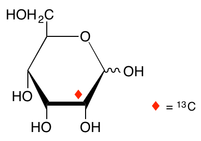 structure of D-[2-13C]allose