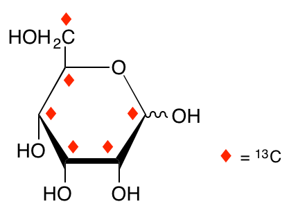 structure of D-[UL-13C6]allose