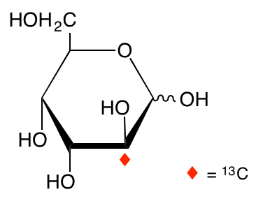 structure of D-[2-13C]altrose