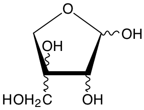 structure of DL-apiose