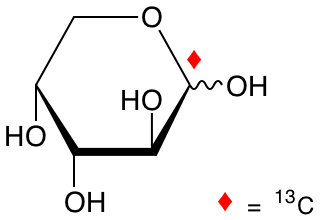 structure of D-[1-13C]arabinose