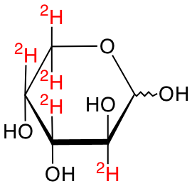 structure of D-[2,3,4,5,5'-2H5]arabinose