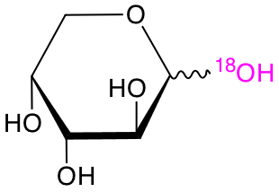 structure of D-[1-18O]arabinose