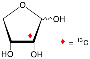 structure of D-[2-13C]erythrose