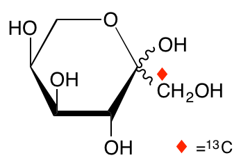 structure of L-[1-13C]fructose