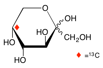 structure of D-[5-13C]fructose