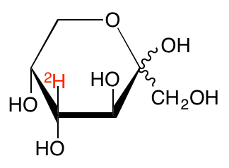 structure of D-[4-2H]fructose