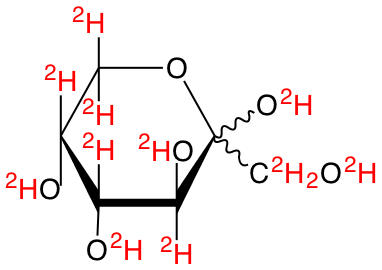 structure of D-[UL-2H12]fructose