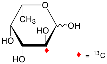 structure of L-[2-13C]fucose