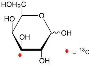 structure of D-[3-13C]galactose