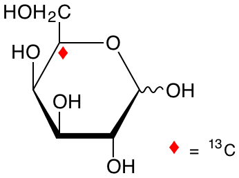 structure of D-[5-13C]galactose